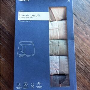 Hollister Classic Length Boxer Briefs 5-Pack - sz L